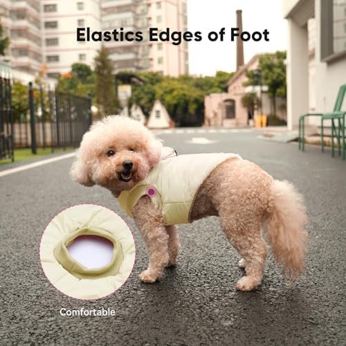 Fleece Dog Hoodie with Built-in Harness – Red XL