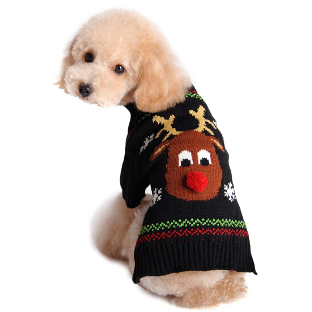 NACOCO Dog Snow Sweater - Snowman Holiday Xmas Christmas Pet Clothes for Small Dog and Cat (Snowman, S)