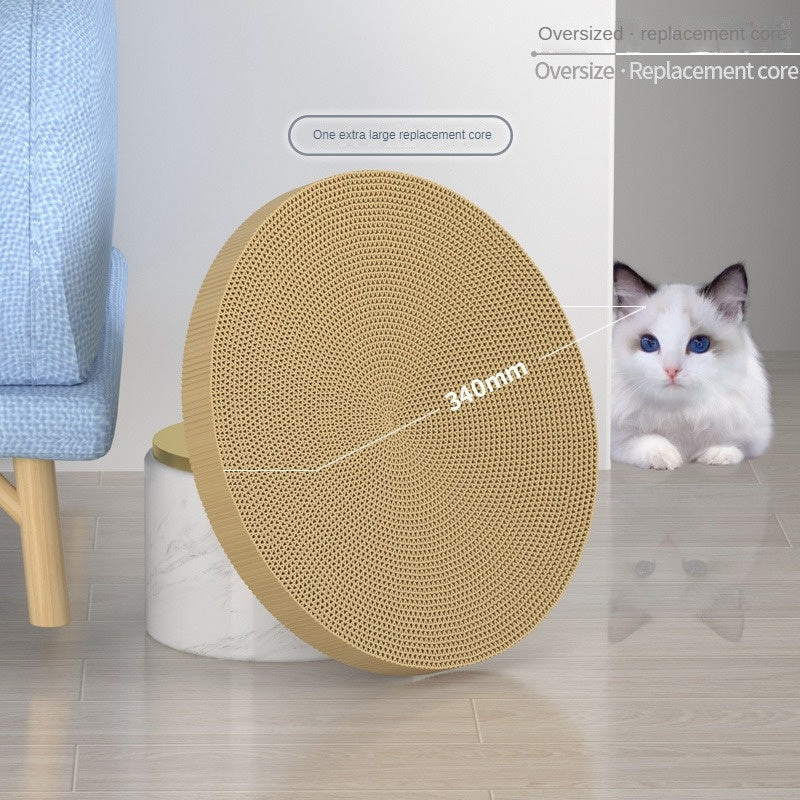 NEW Round Cat Scratching Board Wear-resistant Anti-scratch