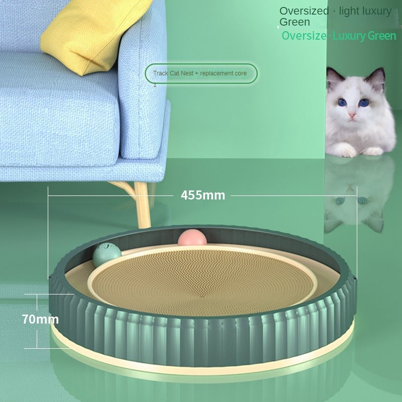 NEW Round Cat Scratching Board Wear-resistant Anti-scratch