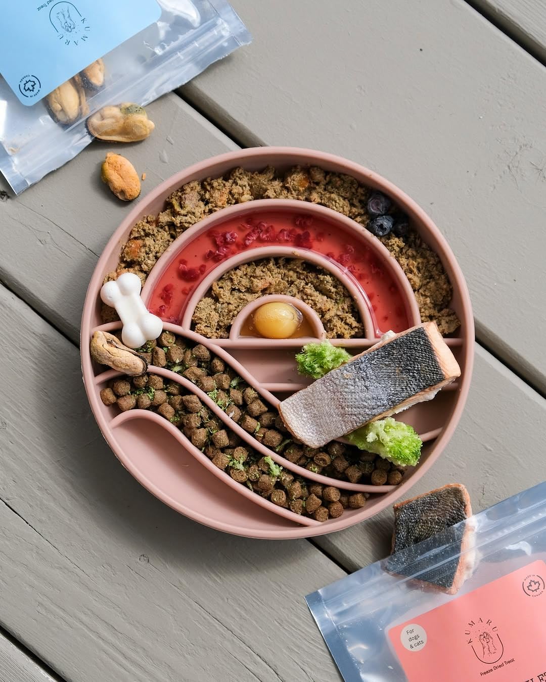 Silicone Puppy Cat Food Bowl with Anti-Slip Suction Cup