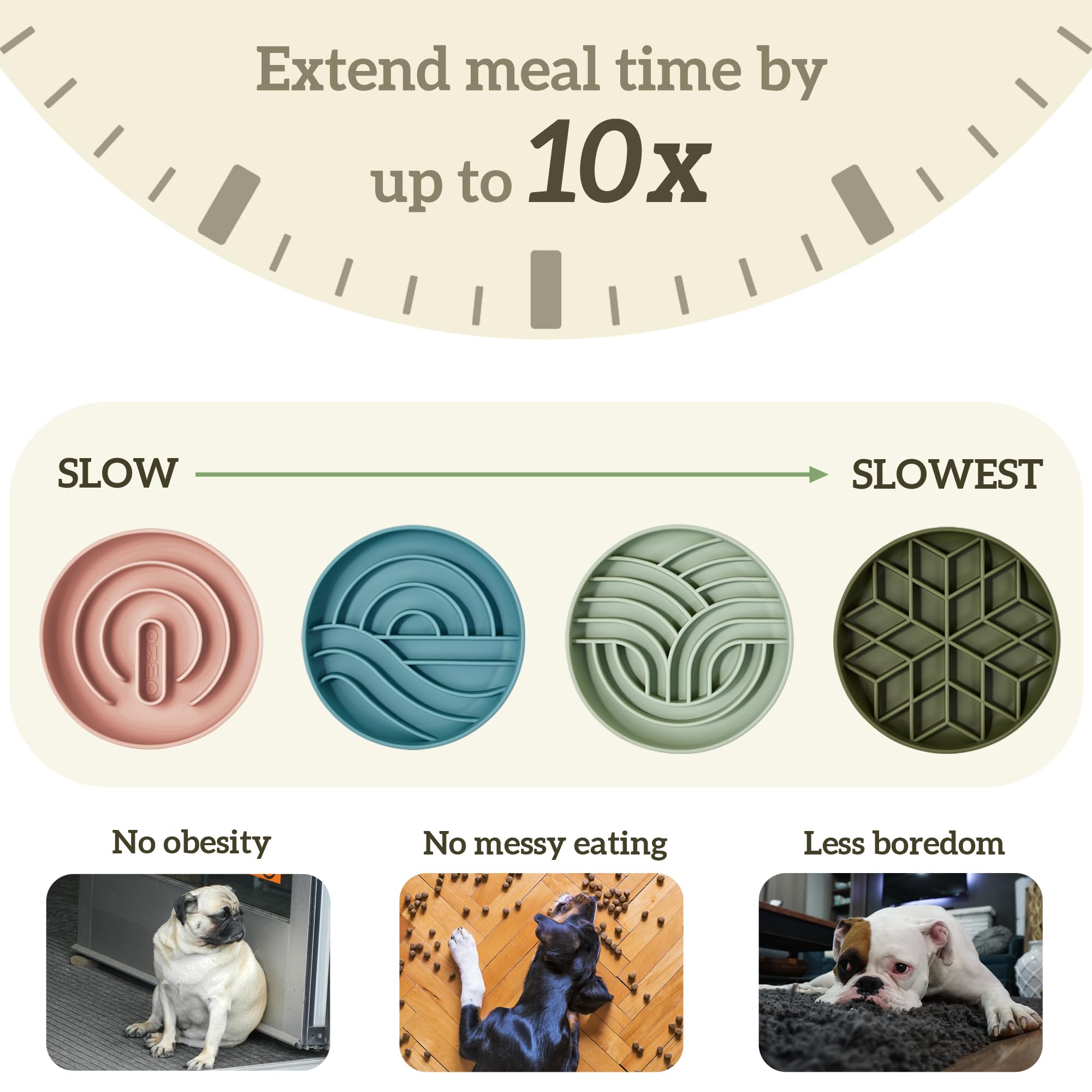 Silicone Puppy Cat Food Bowl with Anti-Slip Suction Cup