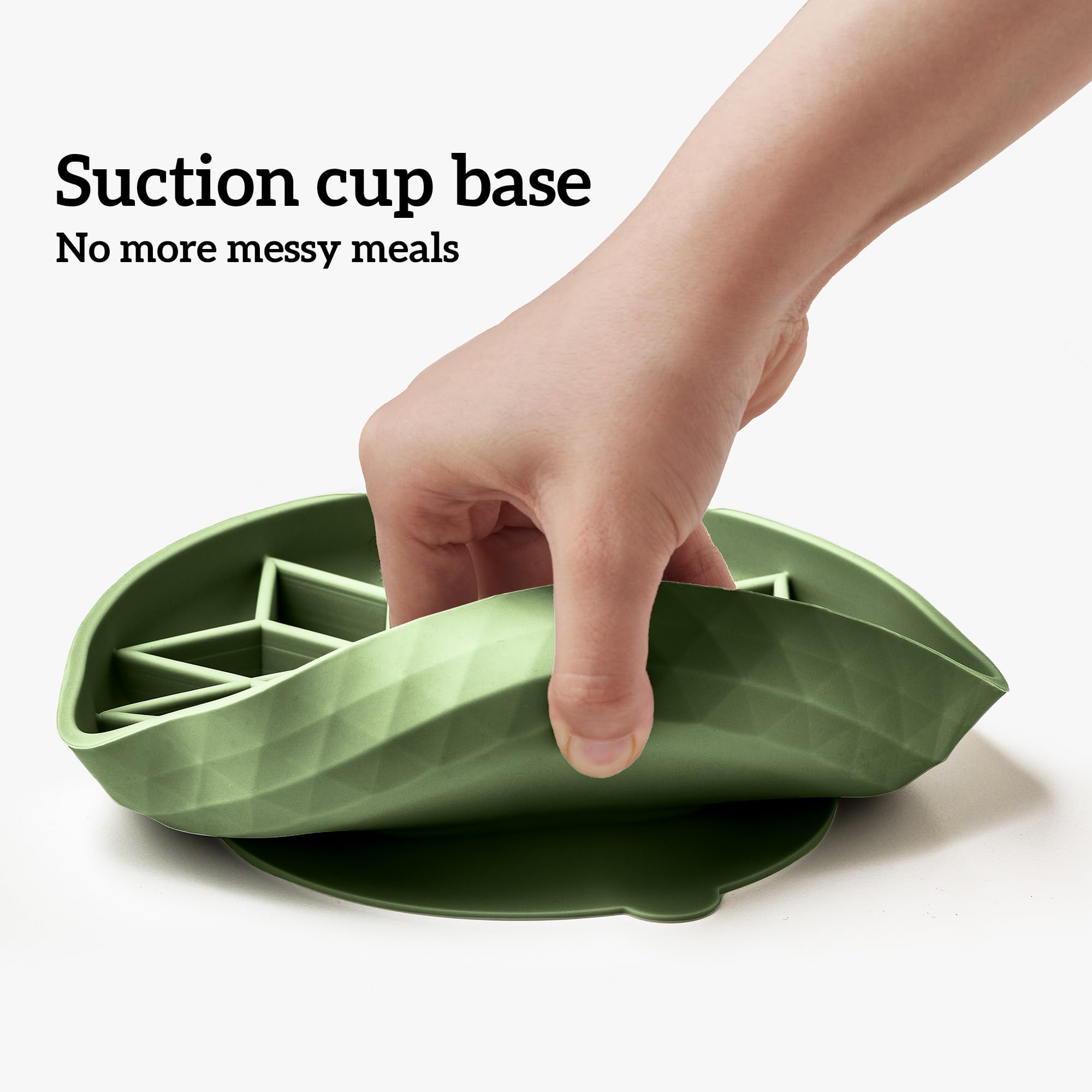 Silicone Puppy Cat Food Bowl with Anti-Slip Suction Cup