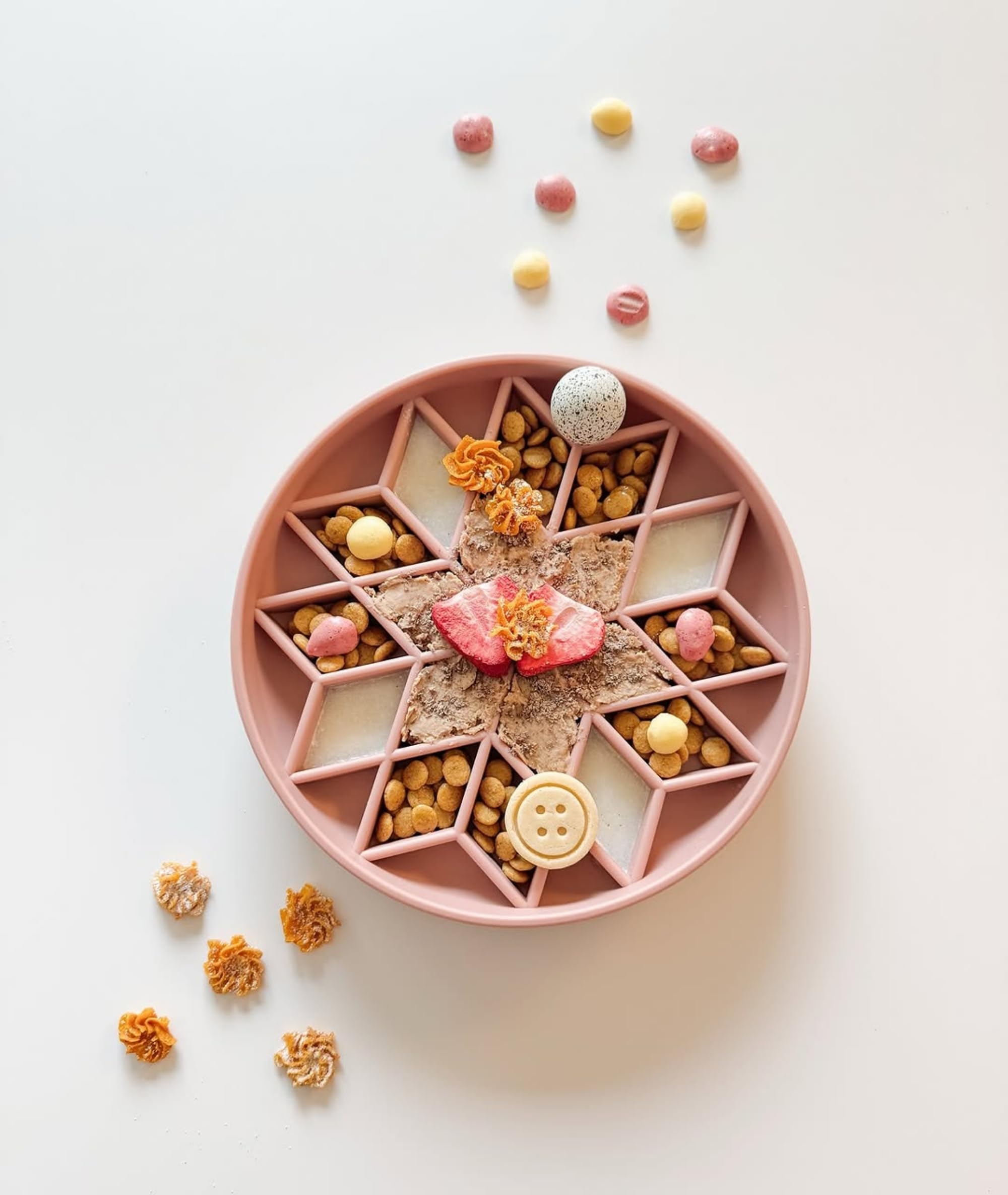 Silicone Puppy Cat Food Bowl with Anti-Slip Suction Cup