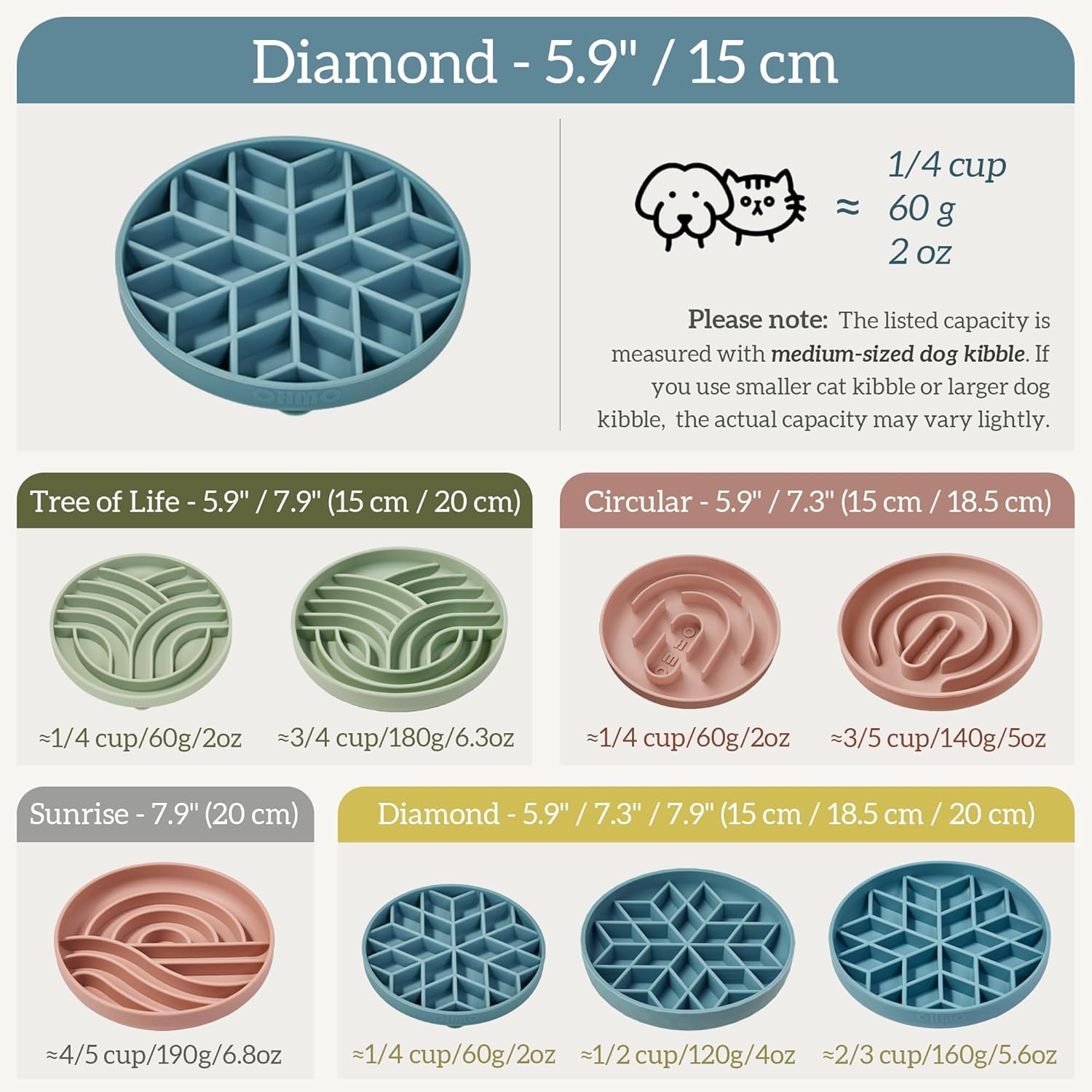 Silicone Puppy Cat Food Bowl with Anti-Slip Suction Cup