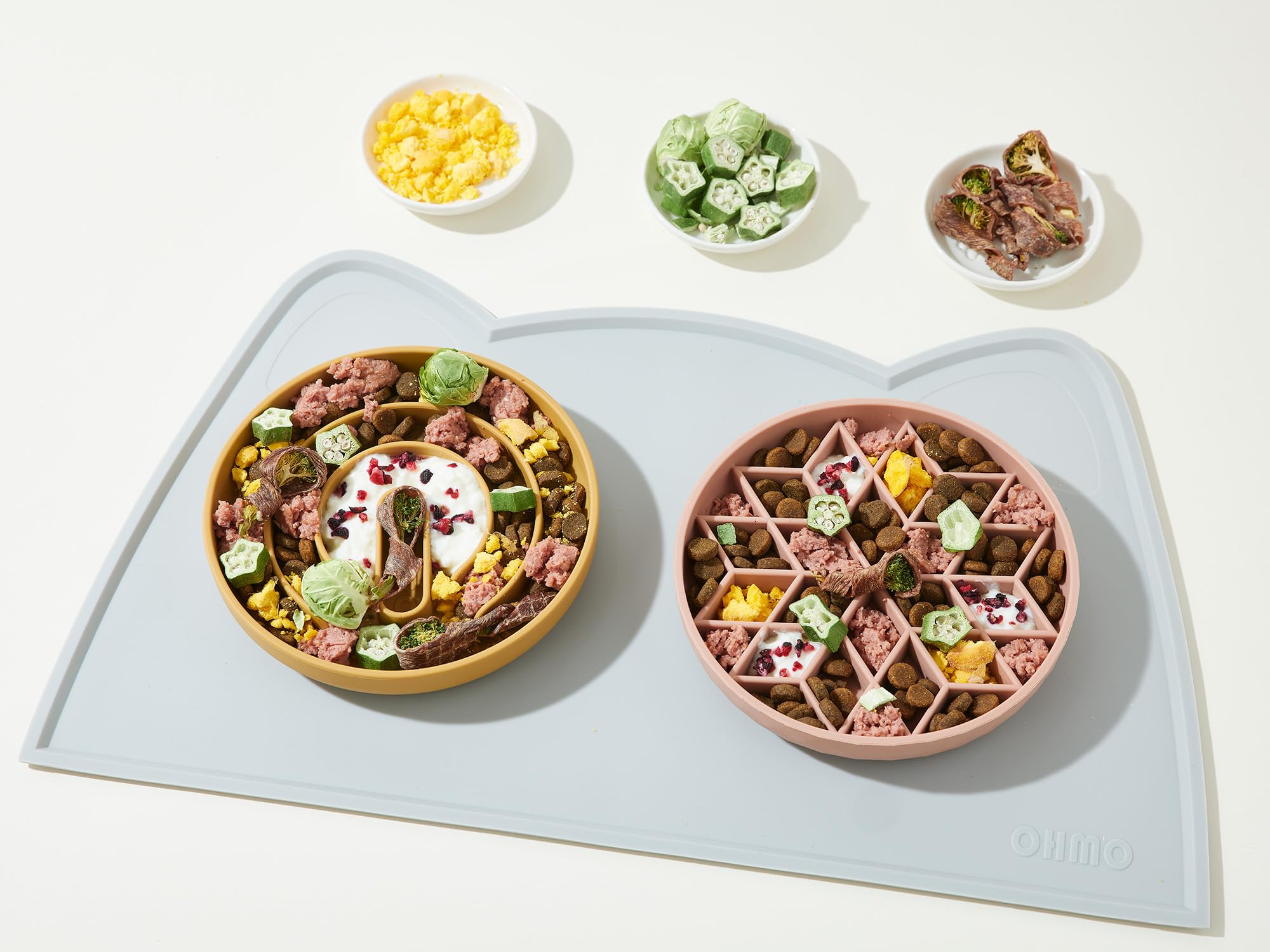 Silicone Puppy Cat Food Bowl with Anti-Slip Suction Cup