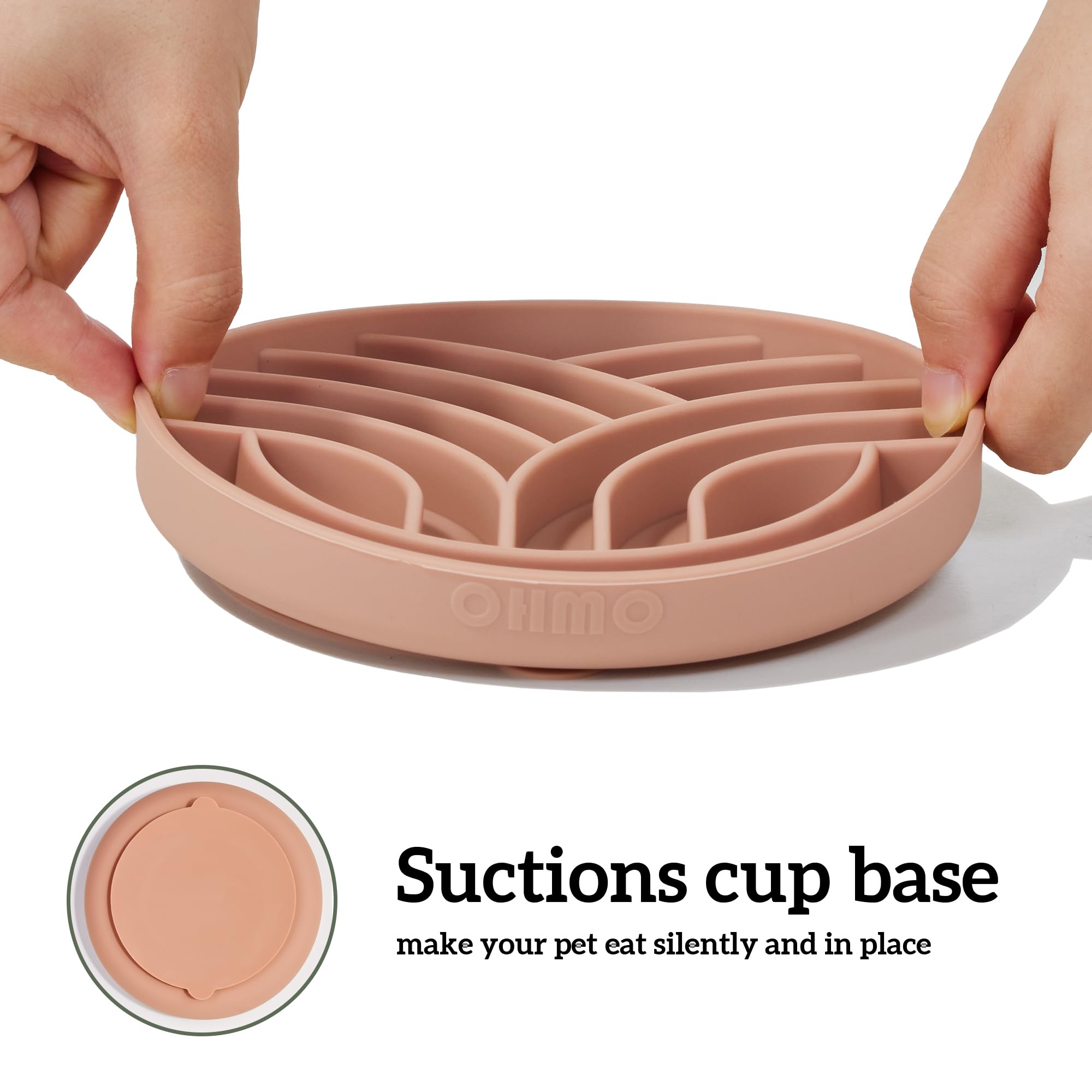 Silicone Puppy Cat Food Bowl with Anti-Slip Suction Cup