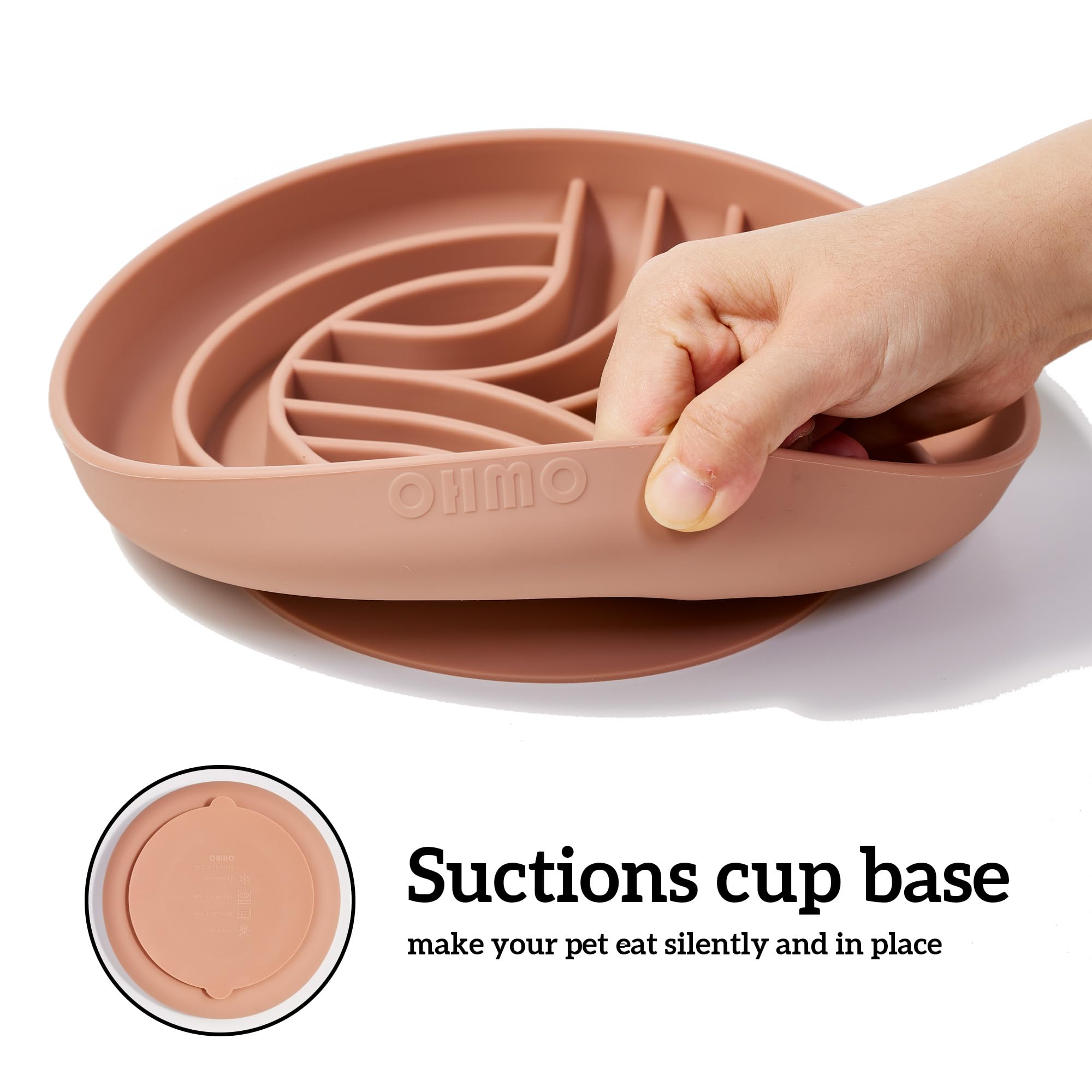 Silicone Puppy Cat Food Bowl with Anti-Slip Suction Cup