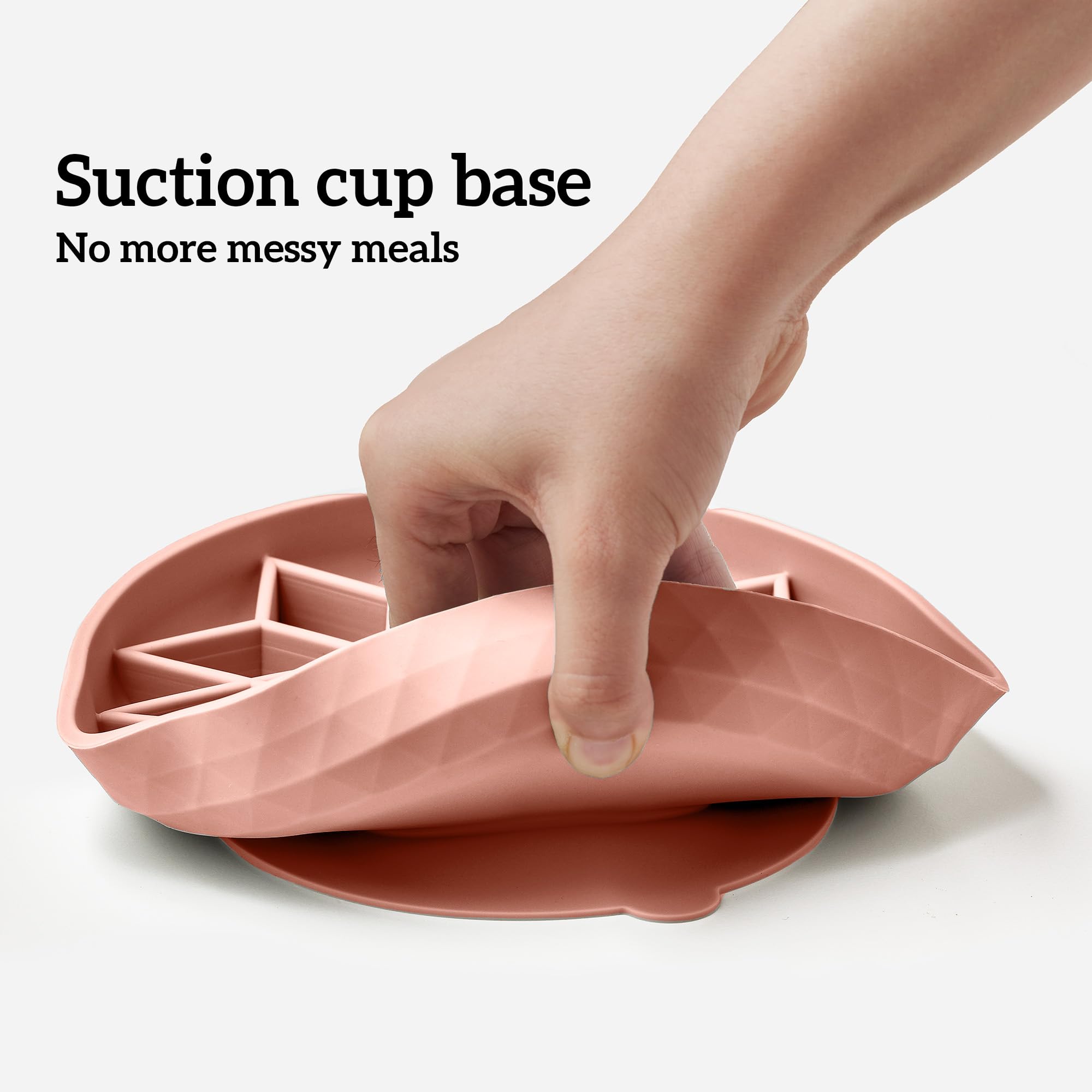 Silicone Puppy Cat Food Bowl with Anti-Slip Suction Cup