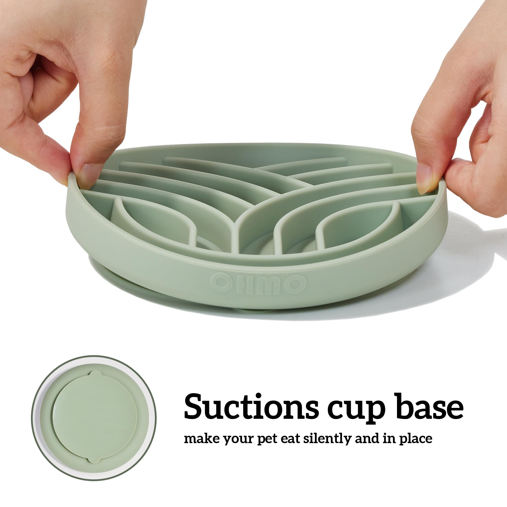 Silicone Puppy Cat Food Bowl with Anti-Slip Suction Cup