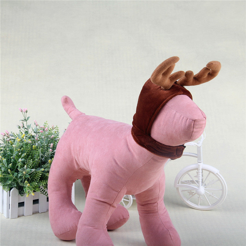 Teddy Dog and Cat Antler Toy