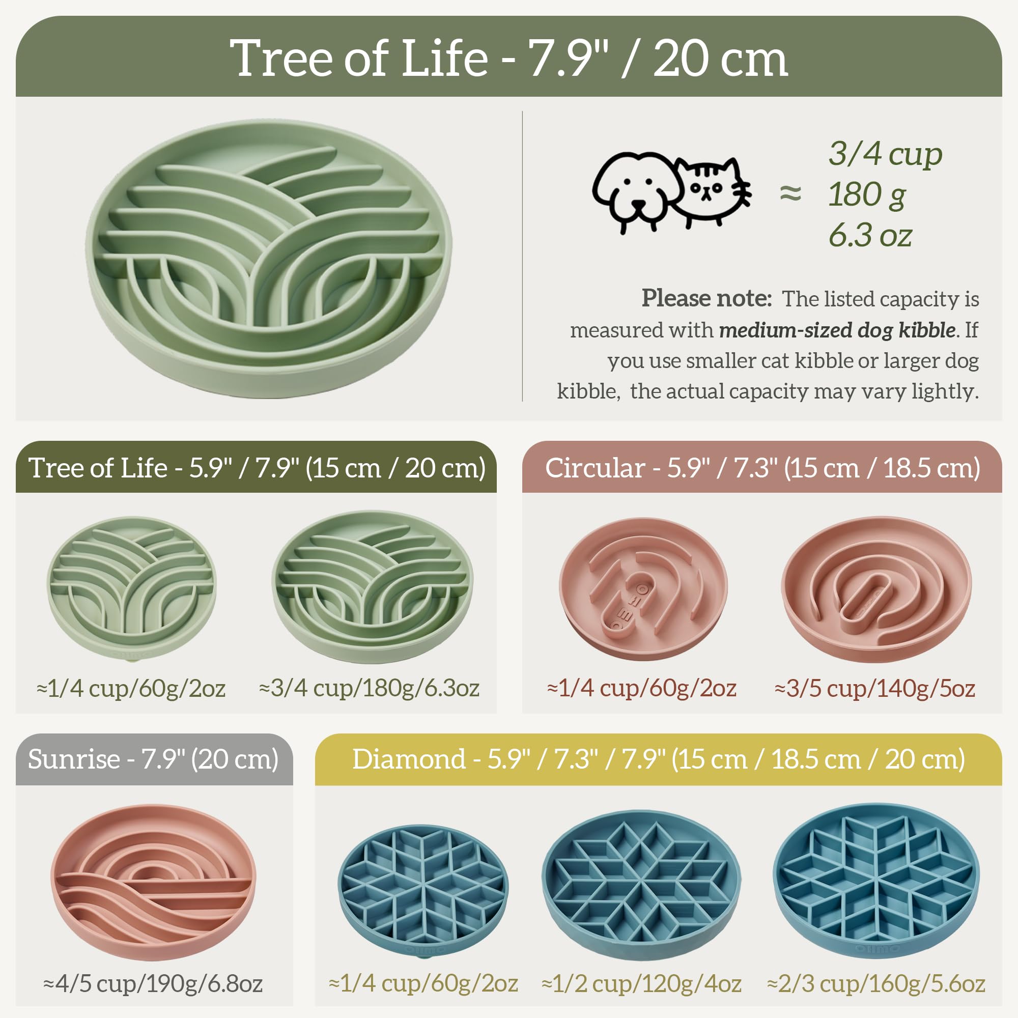 Silicone Puppy Cat Food Bowl with Anti-Slip Suction Cup