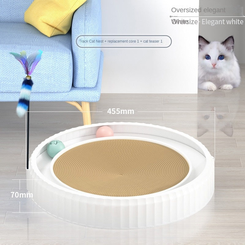 NEW Round Cat Scratching Board Wear-resistant Anti-scratch