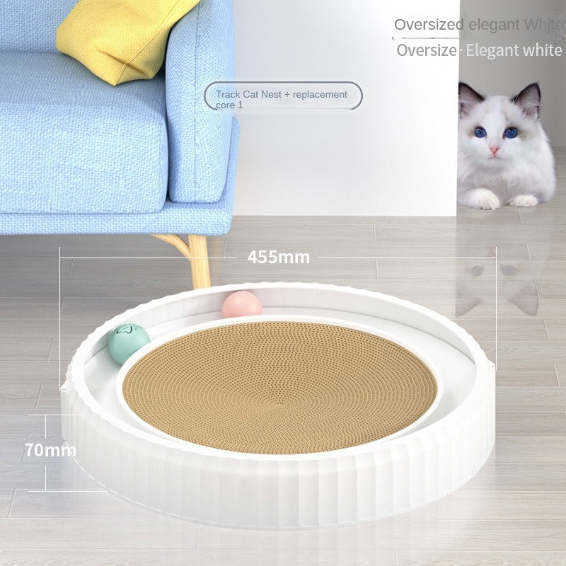 NEW Round Cat Scratching Board Wear-resistant Anti-scratch