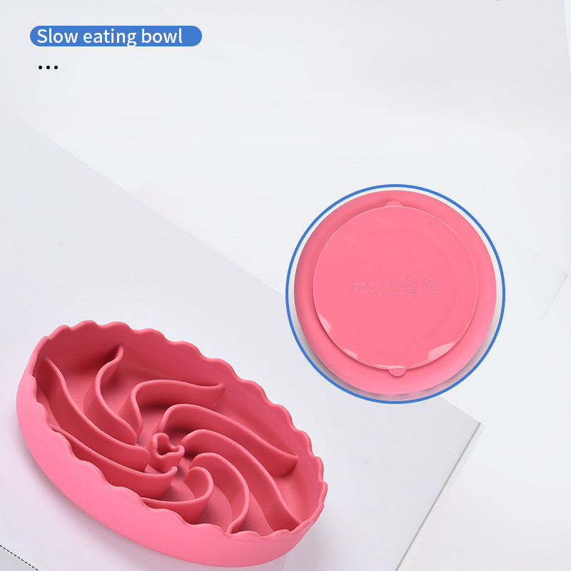 Puzzle Dog Feeding Bowls with Suction Cups