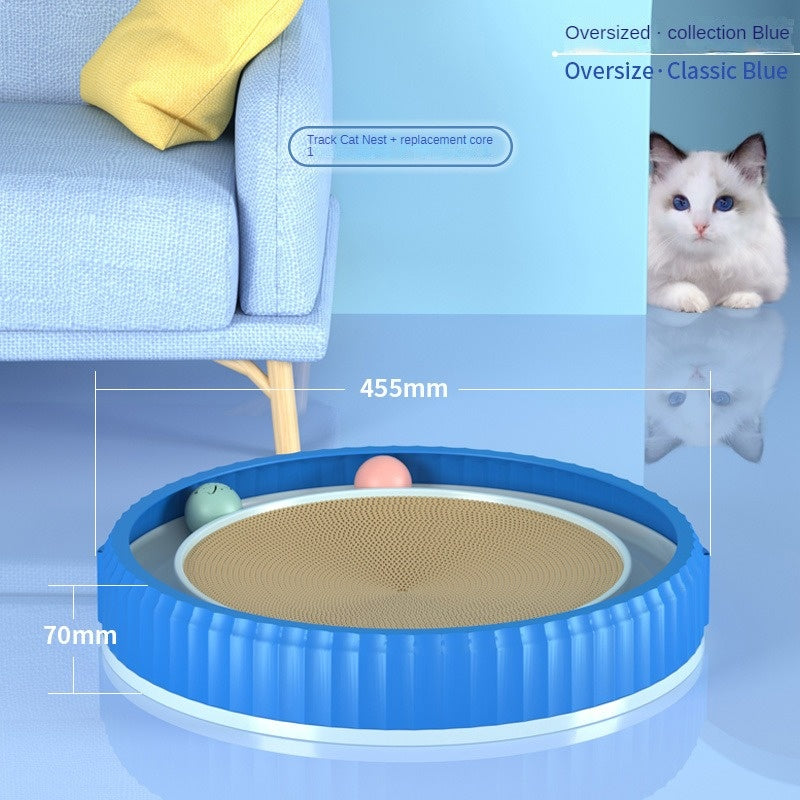 NEW Round Cat Scratching Board Wear-resistant Anti-scratch