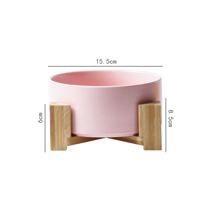 Elevated Dog Bowl with Anti-Tip Tripod Design