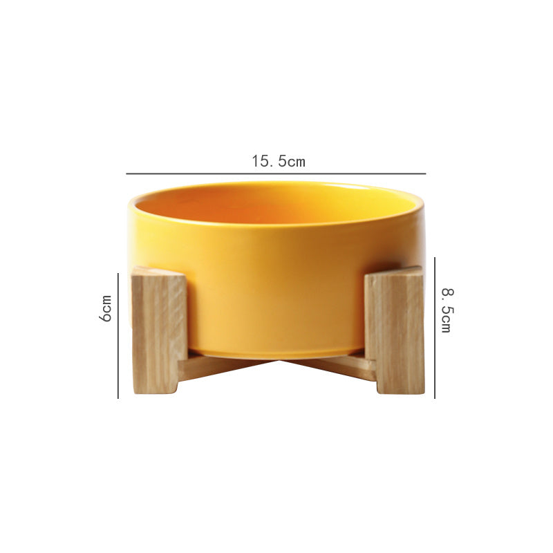 Elevated Dog Bowl with Anti-Tip Tripod Design