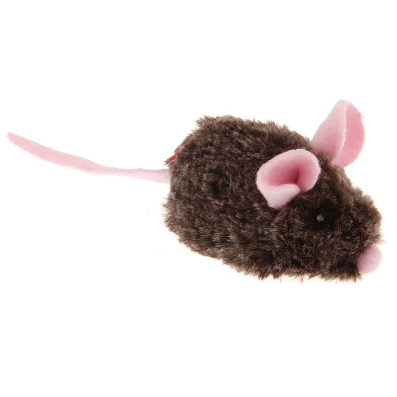 Interactive Plush Mouse Cat Toy with Sound
